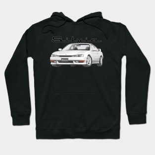 240sx white s14 kouki k's autech Hoodie